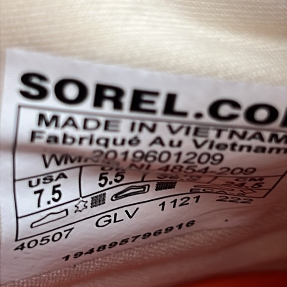 Sorel Women's ONA 503 EQ Mid Shoe - Ceramic, Chalk - Size 7.5 - Picture 12 of 12